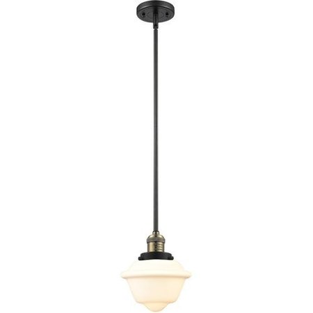 INNOVATIONS LIGHTING 1 Light Vintage Dimmable Led Small Oxford 8" Mini Pendant 201S-BAB-G532-LED